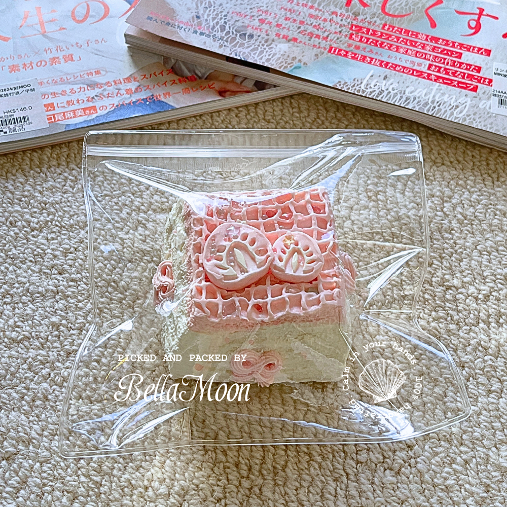 Strawberry Waffle Crepe Squishy