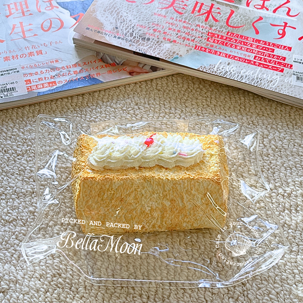 Cherry Cream Toastie Squishy