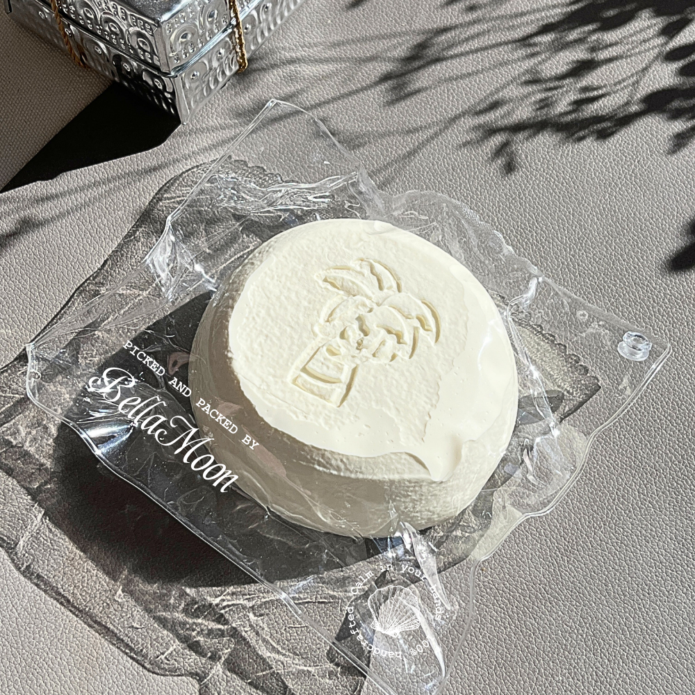Jumbo milky white candy slow rising squishy with ultra-soft cream texture for luxury sensory relaxation Australia