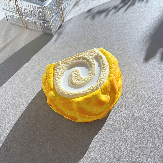 Golden Swiss Roll Cream Squishy