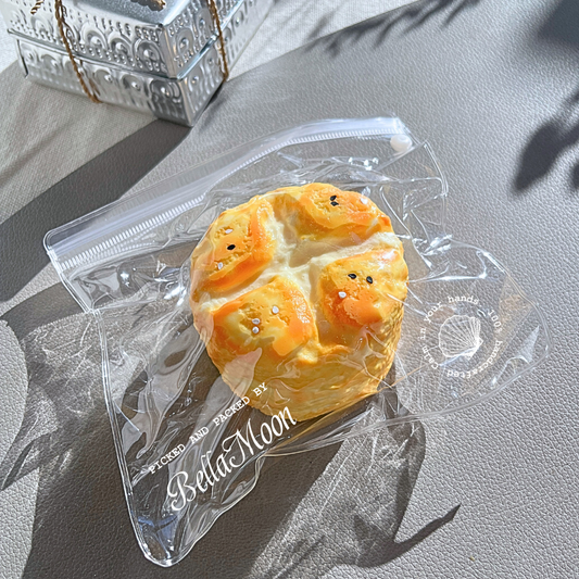 Cheesy Whipped Cream Bun Squishy