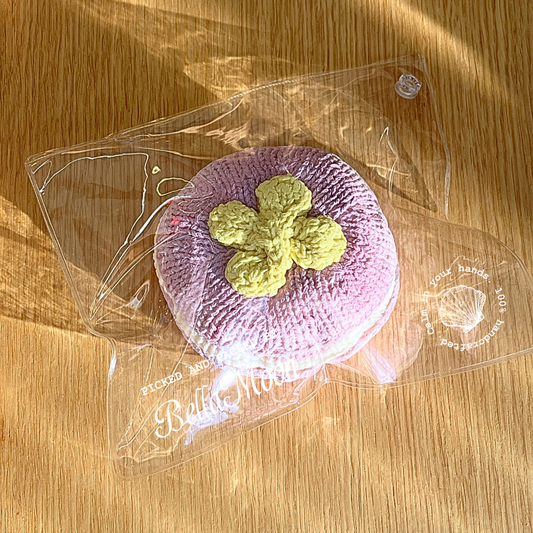 Purple Woolen Persimmon Squishy