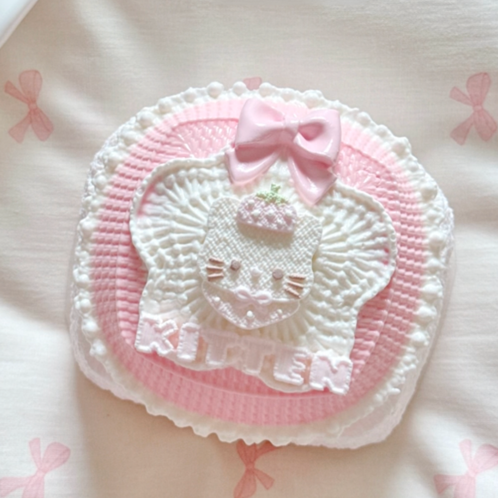 Kitty Morning Toast Squishy