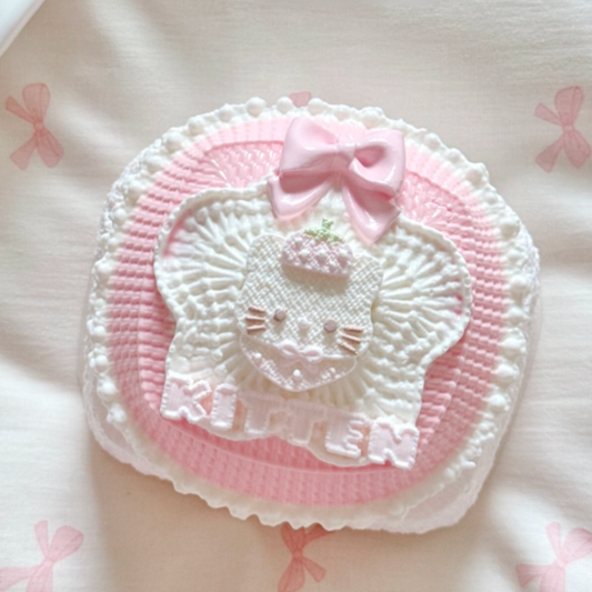 Kitty Morning Toast Squishy