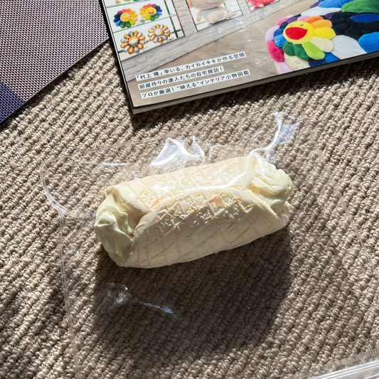 Peach Ice-cream Eggroll Squishy