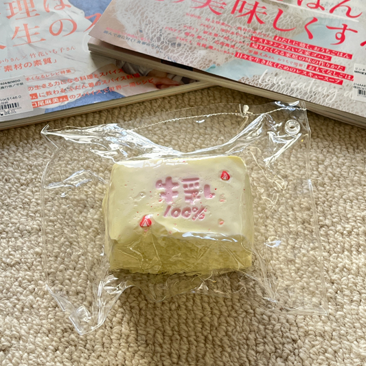 Strawberry Milk Cake Squishy