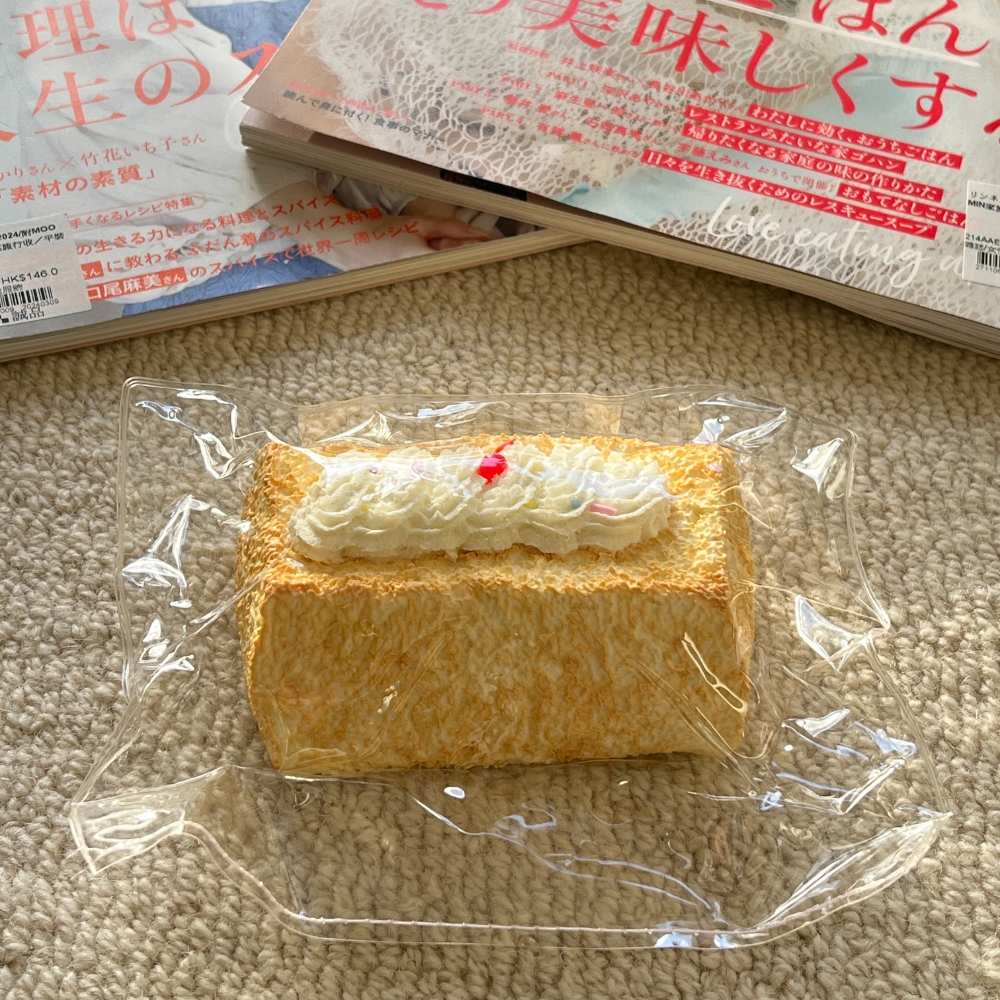 Cherry Cream Toastie Squishy