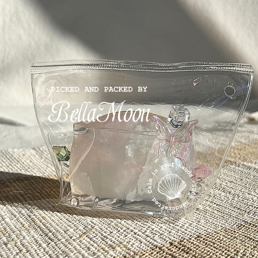 Colourful butterfly garden jelly cup squishy with slow rising gel texture, handmade stress relief squishy from Sydney Australia