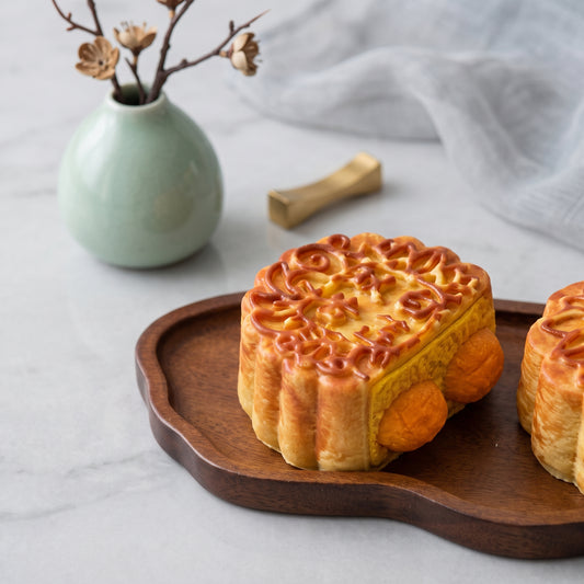 Double yolk white lotus mooncake TABA squishy with stamped pattern and Greek yoghurt texture, handmade slow rising stress relief squishy Australia Sydney