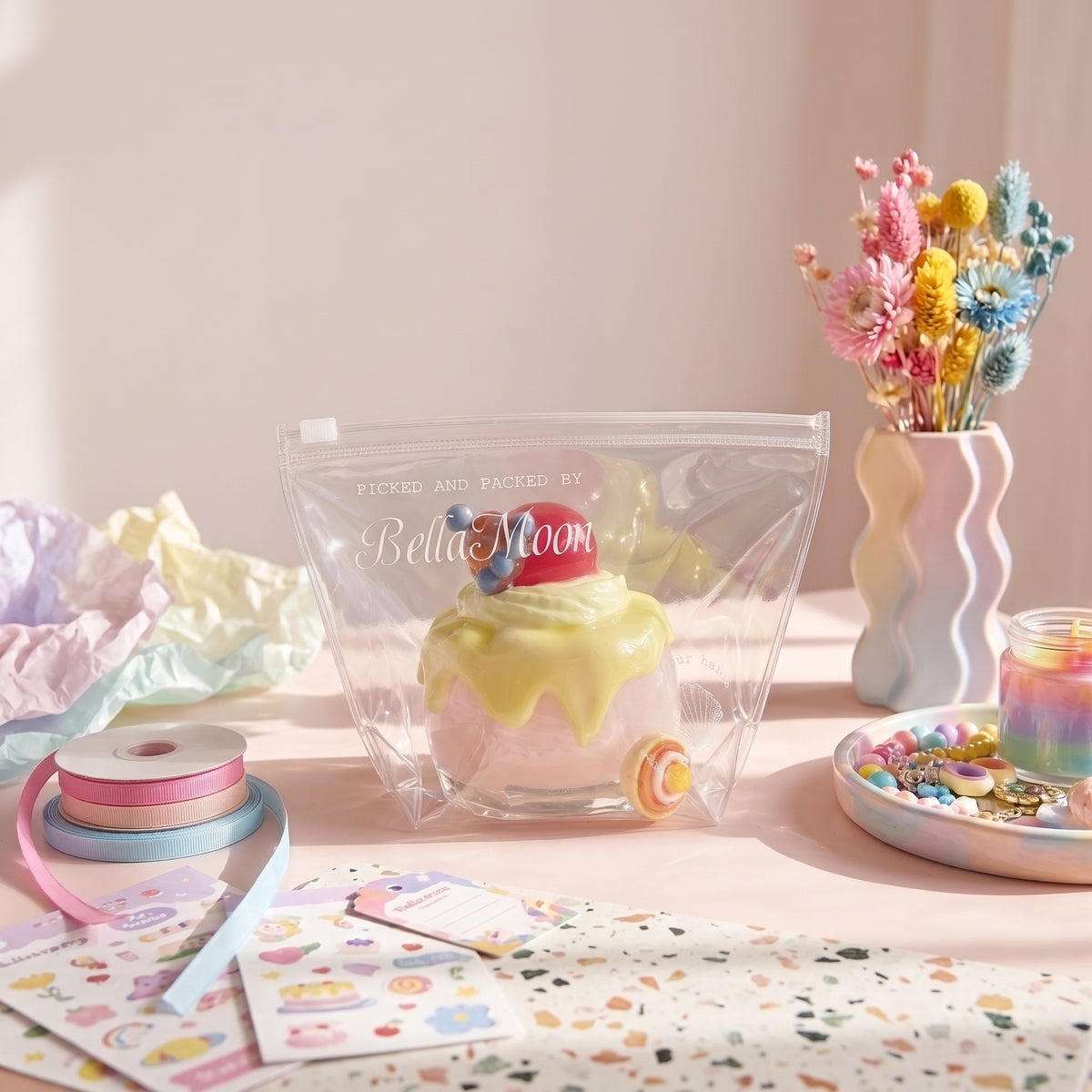 Jelly Cup Range: Polly Pocket Jelly Cup TABA Squishy