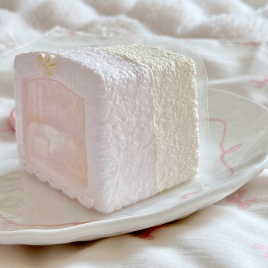 Angelic Toast squishy demonstrating cloud-like texture for peaceful, spiritual stress relief