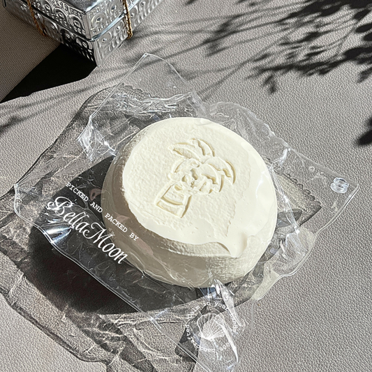 Jumbo milky white candy slow rising squishy with ultra-soft cream texture for luxury sensory relaxation Australia