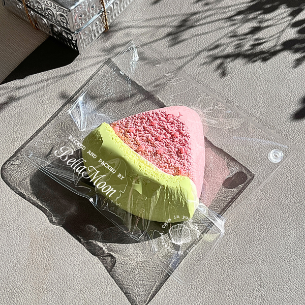 Red watermelon ice cream slow rising squishy with Greek yoghurt texture for refreshing summer stress relief Australia