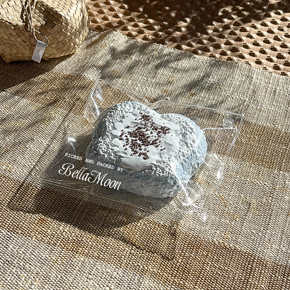 Grey taro PP toast slow rising squishy with dry yoghurt velvet texture for tactile toy lovers Australia
